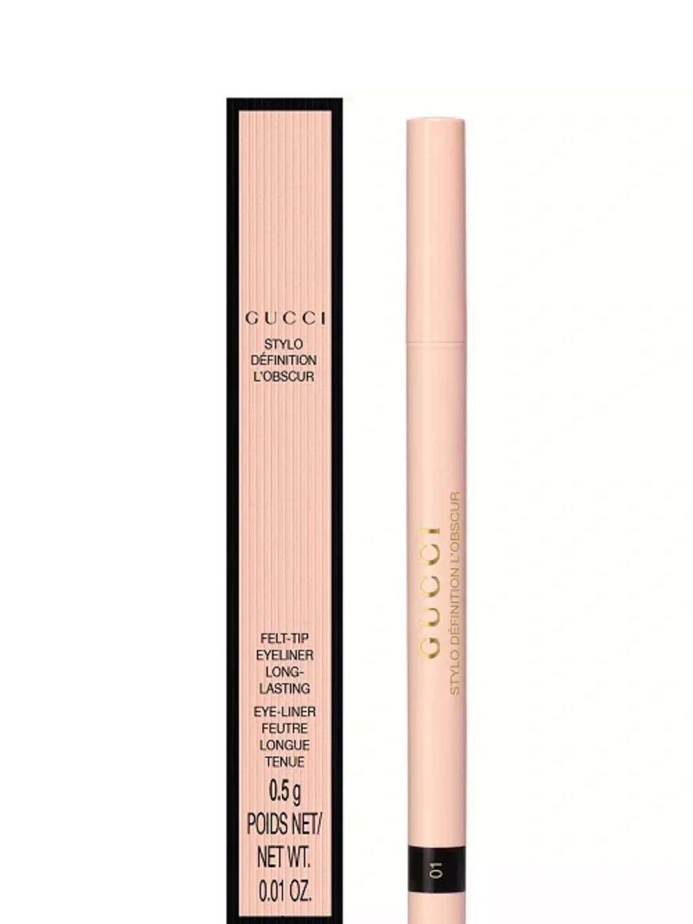 Gucci Stylo Définition L'Obscur Felt Tip Eyeliner 01 Eve Black